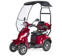 SCOOTER MOBILITÉ ÉLECTRIQUE À 4 ROUES 1000W VELECO FASTER avec auvent