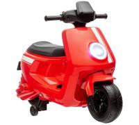 Scooter électrique enfants - AIYAPLAY - phare et musique - marche avant/arrière - roues d'entraînement - rouge