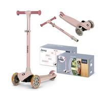 Scooter enfant 3 roues LIONELO Jessy Scooter enfant jusqu'à 50 kg LED...