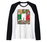 Scooter gondole Spaghetti Drapeau Italien Italie Manche Raglan