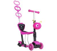 Scooter Homcom 3 roues pour +18 mois avec siège amovible 62X25X72,5 cm