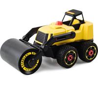 Scooter jouet Stanley pour enfants - Kit de 24 pièces - tournevis et figurine inclus - peut être combiné avec d'autres véhicules - jaune/noir