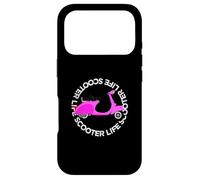 Scooter Life Mod Cadeau pour Les Fans de Scoot 2 Roues Sport Scooter Coque pour iPhone 17 Pro