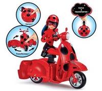 Scooter Miraculous Switch'N Go + Poupée Articulée Ladybug Lucky Charm Bandai 26 Cm - P50668 Multicolore G