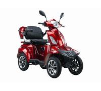 Scooter mobilité réduite Assistant II 1000W - Autonomie 50 km - Roues 10 - Rouge