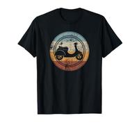 Scooter Moped Vintage I Riding Bike Retro Distressed T-Shirt