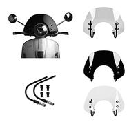 Scooter Pare-Brise Pare-Brise Flyscreen Flux d'air Pare-Vent Déflecteurs Visière pour GTS125 GTS 125 GTS250 GTS 250 GTS300 GTS 300 Toute l'Année Sport Vélos Pare-Vent Pièces (Fumée légère)