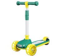 Scooter pour enfants LINFE 4 vitesses réglable vert assis et pliable Vert G