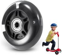 Scooter Replacement Wheels 80mm Led Flashing Wheel Mini Maxi Micro Shock Absorbing Scooter Wheels Spare Wheels For Scooter Wear Resistant