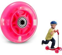Scooter Roues De Rechange Led Flash 80mm Mini Maxi Micro Scooter Patins Roulettes Clignotant Arrière Abec-7 80mm Pour Enfants Et Adolescents Patinage Intérieur Extérieur(1 Pièce)
