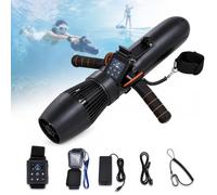 Scooter sous-Marin 500 W, Moteur De Paddle 5-2, Batterie sans Balais 10 000 Mah, Télécommande Visuelle, Poignée De Plongée Amovible Et Support pour Caméra, Idéal pour La Plongée avec Tuba, La
