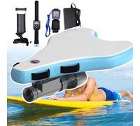 Scooter sous-Marin Électrique 500 W + Bodyboard 3-10 Km/H - Batterie 10 000 Mah - Autonomie De 40 À 130 Min en Continu - Idéal pour La Plongée avec Tuba, La Plongée sous Marine Bodyboard+Thruster