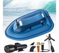 Scooter sous Marin électrique 500W avec Propulsion sous-Marine, Bateau à Moteur Jet Ski Gonflable pour 2 Personnes, Jet Piscine Scooter Nautique à Moteur sans Balais,Boat+Thruster
