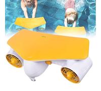 Scooter sous-Marin Portable à Double Vitesse, propulseur électrique for plongée avec Tuba, Profondeur maximale de 50 m, for la plongée sous-Marine, la Natation et Le Snorkeling.(Yellow)
