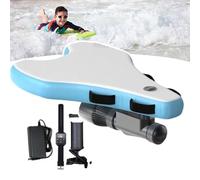 Scooter sous-Marin Portable/Scooter sous-Marin Électrique 2 en 1 Et Bodyboard-Moteur 500 W,Vitesse De 10 Km/H-Autonomie De 130 Min- avec Télécommande-pour Snorkeling Natation Bodyboard+Thruster