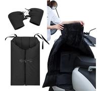 Scooter Tablier Couvre Jambe Hiver Moto Scooter Pare-Brise Couette Équitation Chaud Genou Taille Jambe Tablier Coupe-Vent Couverture Électrique(C)