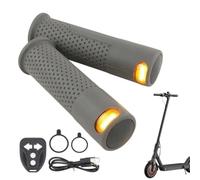 Scooter Turn Signals - LED Rechargeable Warning Lights | E Scooter Handle Grips Turn Signal for Mountain Road Bike Outdoor Night Riding Commuting Travel Parking