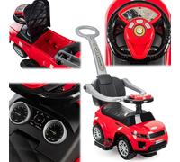 Scooter voiture de sport rouge