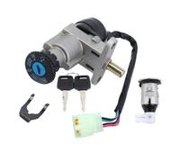 Scooters Cyclomoteurs 50cc 150cc Pour GY6 Pour Taotao Pour Jonway Pour Roketa Kit Verrouillage Contacteur D'allumage À 4 Broches 2 Clés Neiman Serrure De Démarreur Universel