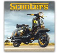 Scooters - Motorroller 2027 - Wand-Kalender: Original Carousel-Kalender [Mehrsprachig] [Kalender]