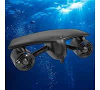 Scooters Sous Marins,Planeur Sous Marin De Plongée Sous Marine,Scooter À Double Moteur Pour Piscine,Avec Verrouillage Sécurité Pour Enfants,Support De Caméra D'action,2 Niveaux Vitesse Black