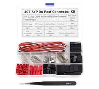 SCOOYUCK 60 Sets JST Connecteur, du-Pont Modélisme Prise 3 pôles, Compatible avec JST SYP Futaba, Convient pour Les Voitures Télécommandées DIY et Les Modèles Volants.