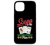 Scopa Player, Amateur de Jeux de Cartes Italien, Retraite Coque pour iPhone 13