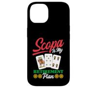 Scopa Player, Amateur de Jeux de Cartes Italien, Retraite Coque pour iPhone 14
