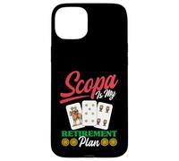 Scopa Player, Amateur de Jeux de Cartes Italien, Retraite Coque pour iPhone 15 Plus