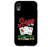 Scopa Player, Amateur de Jeux de Cartes Italien, Retraite Coque pour iPhone XR