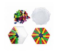 Scope - Ensemble De 600 Pièces Transparentes En Couleur - Set De Classe - Jeu Montessori