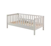 SCOPE - Lit Junior 70x140cm Blanc Barrières Verticales