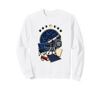 Scope Night Club Astronomie Télescope Fête des Étoiles Sweatshirt