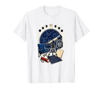 Scope Night Club Astronomie Télescope Fête des Étoiles T-Shirt