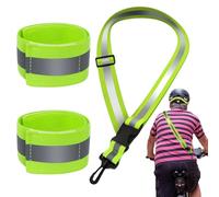 Scope of Application: Such as walking the dog, running at night, and hiking in low-light conditions, this reflective sash provides enhanced visibility for all your explorations. Easily accesable over