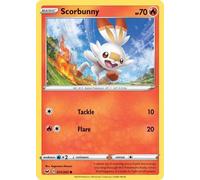 Scorbunny 031/202 Holo Alt Art Pokemon Card (Sword & Shield) + TitanCards® Toploader