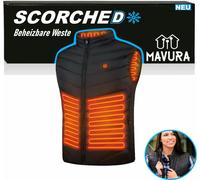 SCORCHED Premium Veste chauffante Gilet chauffant