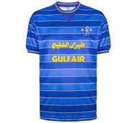 Score Draw Chelsea 1984 Retro Home Shirt Adults Bleu/Jaune S Male
