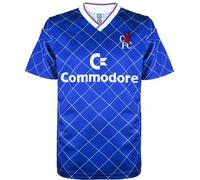 Score Draw Chelsea Football Club 1988 Retro Shirt Adults Bleu M Male