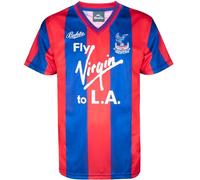 Score Draw Crystal Palace Retro Home Shirt 1990 Mens Rouge/Bleu M Male