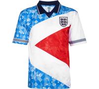 Score Draw England 1990 Mash Up Retro Football Shirt Bleu M Male