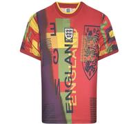 Score Draw England Goalkeeper International Licensed Retro Football Shirt Rouge/Bleu S Male