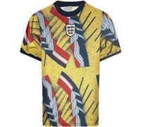 Score Draw England Retro Goalkeeper Shirt 1994 Mens Jaune/Bleu S Male