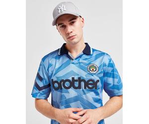 Score Draw Maillot Manchester City FC '92 Domicile Rétro Homme - Bleu L