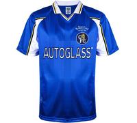 Score Draw Men's Chelsea '98 Home Licensed Retro Football Shirts Bleu/Blanc L Male