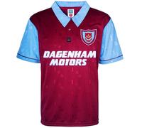 Score Draw West Ham United Home Centenary Shirt 1995 Adults Claret S Male