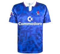 Score Draw Chelsea Retro Home Shirt 1992 Adults Bleu/Blanc S Male