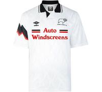 Score Draw Sd Derby County 1992 Retro Home Shirt Adults Blanc/Noir XL Male