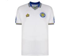 Score Draw Sd Leeds United Retro Home Shirt 1978 Mens Blanc/bleu M Male