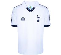 Score Draw Tottenham Hotspur 1978 Admiral Retro Home Shirt Adults Blanc/Bleu 2XL Male